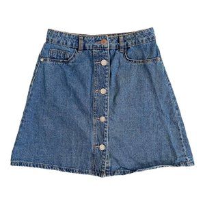 🍓NOISY MAY DENIM SKIRT BUTTON UP🍓